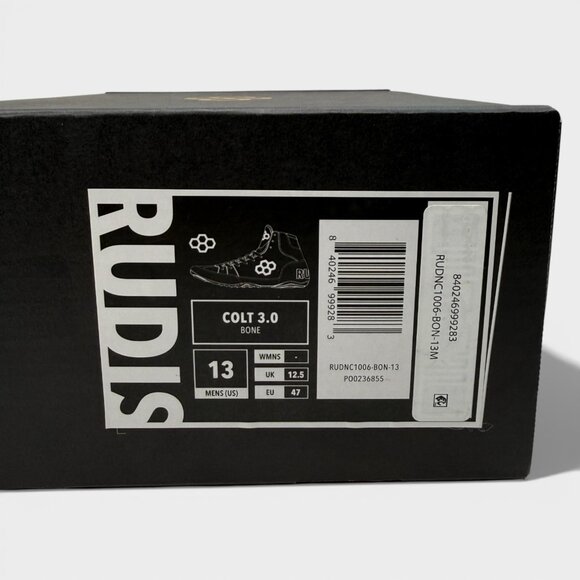 Rudis Colt 3.0 Wrestling Shoes Bone Beige Men\'s Size 13 High Top NWT RUDNC1006-B main image 13